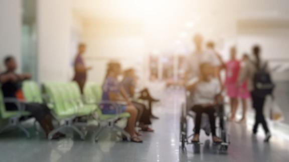 Image of a hospital corridor